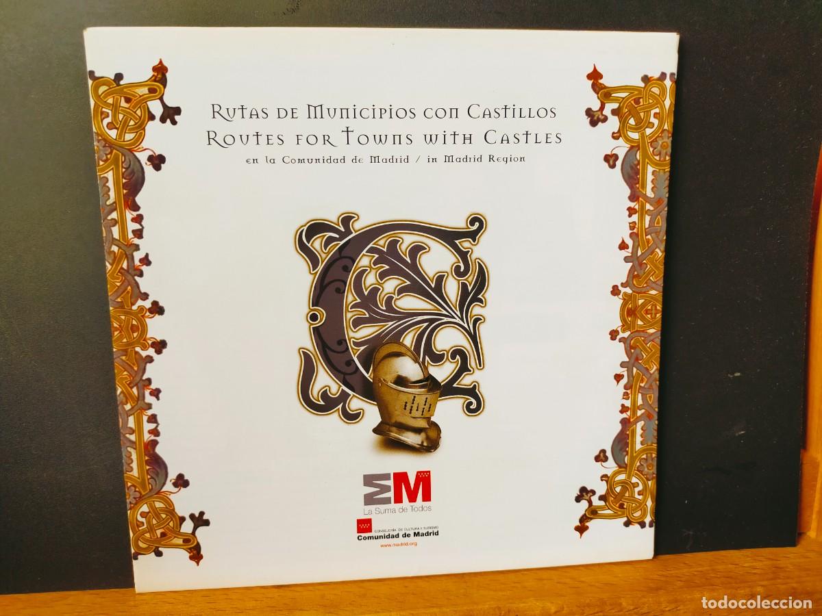 Folletos de turismo: MADRID. RUTAS DE MUNICIPIOS CON CASTILLOS. ROUTES FOR TOWNS WITH CASTLES. COMUNIDAD DE MADRID. SAL Y