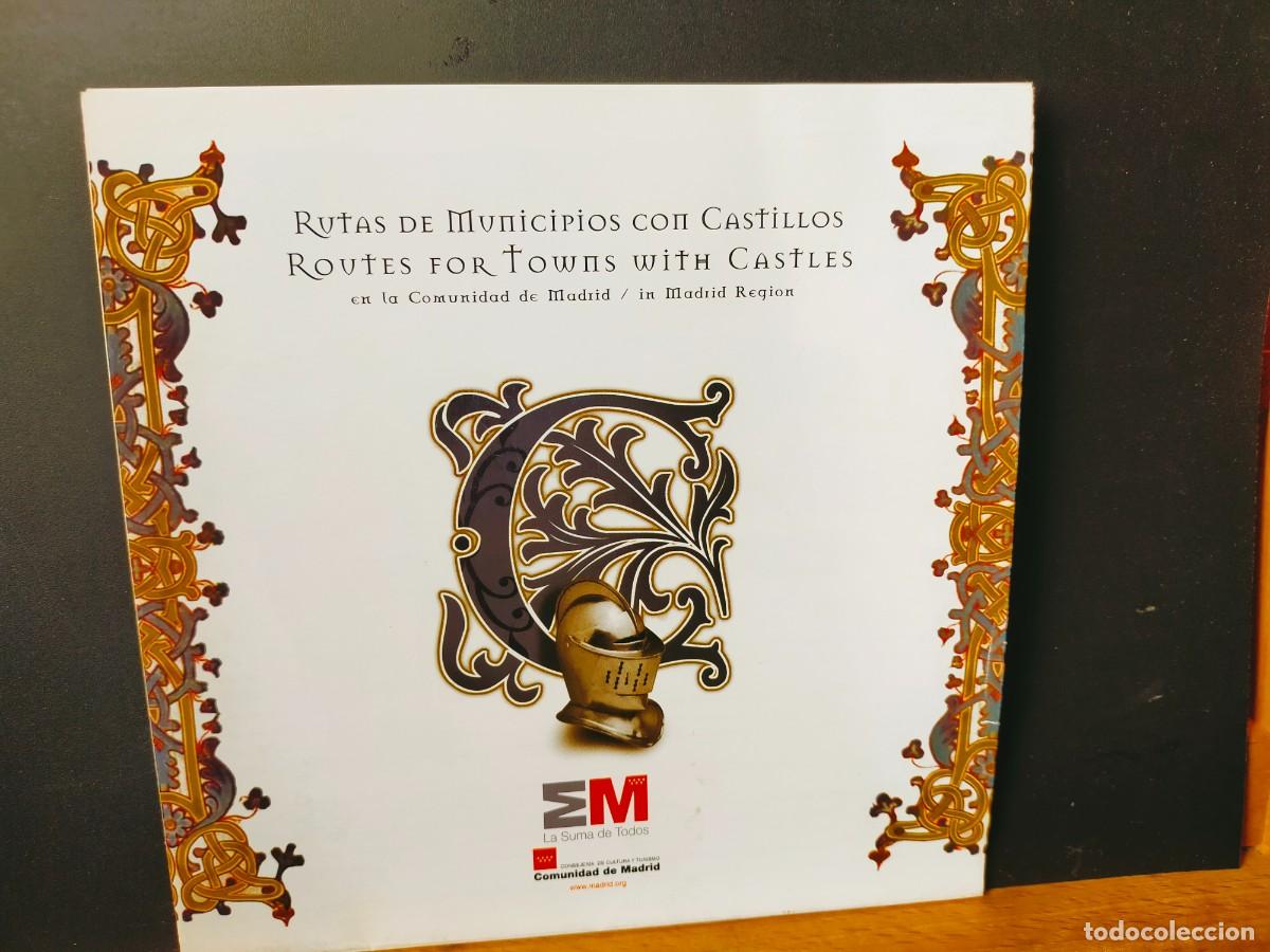 Folletos de turismo: MADRID. RUTAS DE MUNICIPIOS CON CASTILLOS. ROUTES FOR TOWNS WITH CASTLES. COMUNIDAD DE MADRID. SAL Y