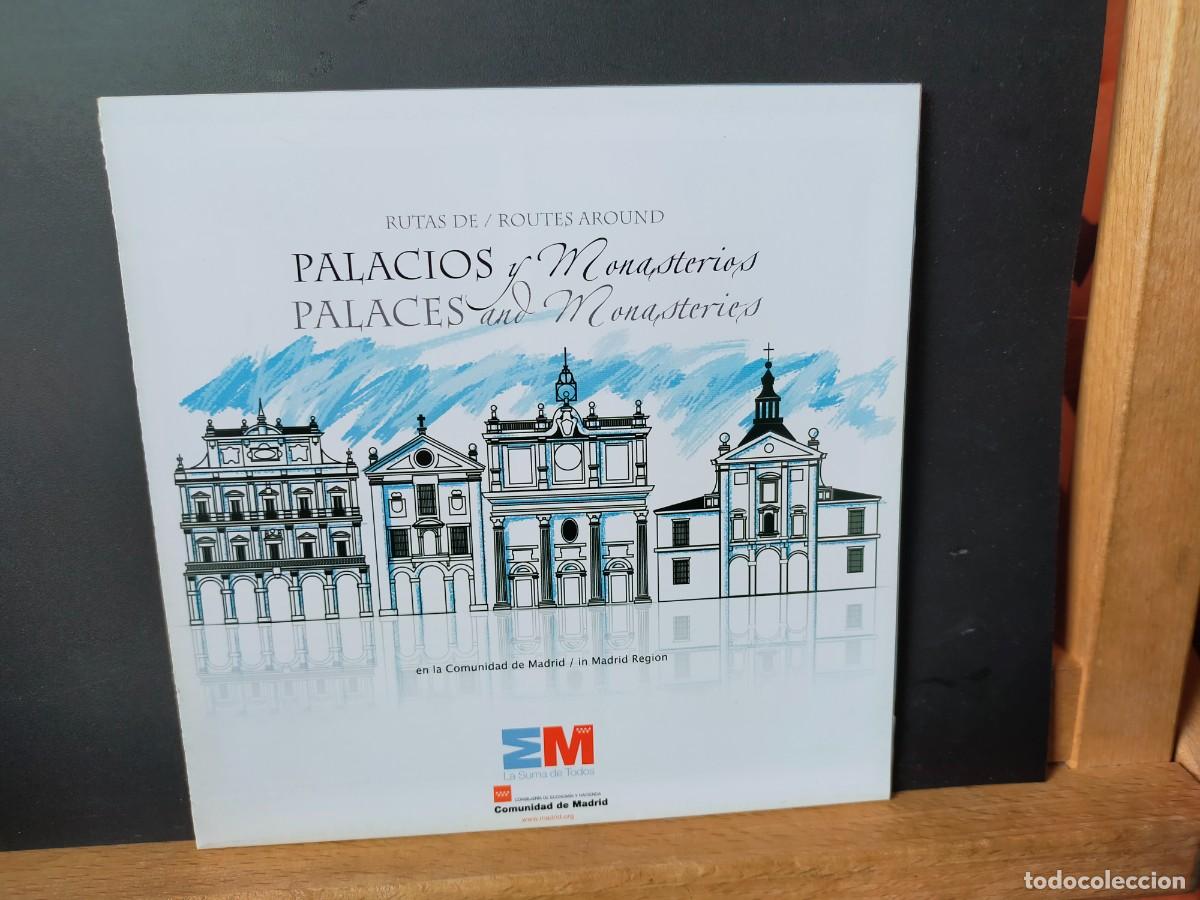 Folletos de turismo: MADRID. RUTAS DE PALACIOS Y MONASTERIOS. PALACES AND MONASTERIES. . COMUNIDAD DE MADRID. SAL Y QU&Eacute;DA