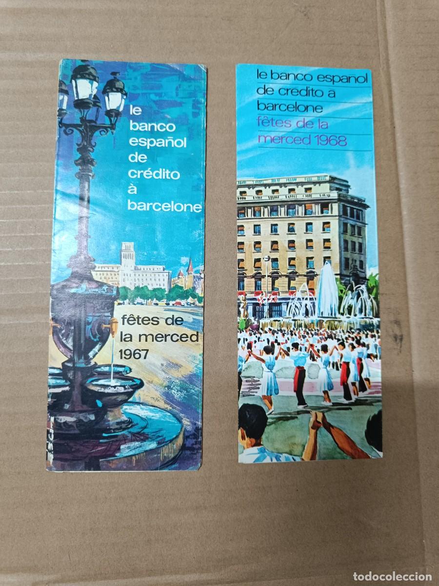 Folletos de turismo: LOTE 2 ANTIGUOS FOLLETOS TURISMO EN FRANCES, FIESTAS MERCED, FESTES MERC&Egrave; 1967 Y 1968 BARCELONA P22