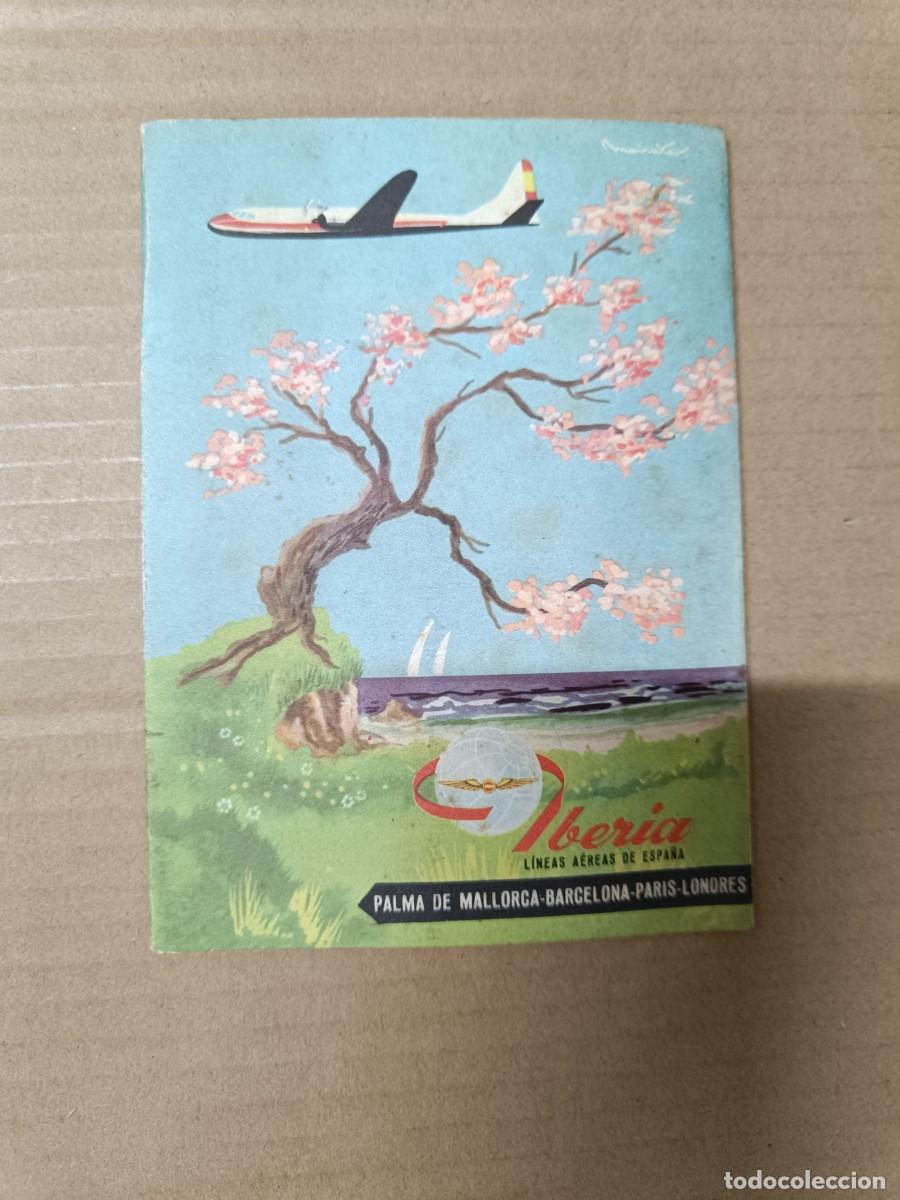 Folletos de turismo: LOTE 4 FOLLETOS DE TURISMO MALLORCA Y BALEARES, A&Ntilde;OS 50. HOTELES, IBERIA, AEROLINEA, AVION -P22