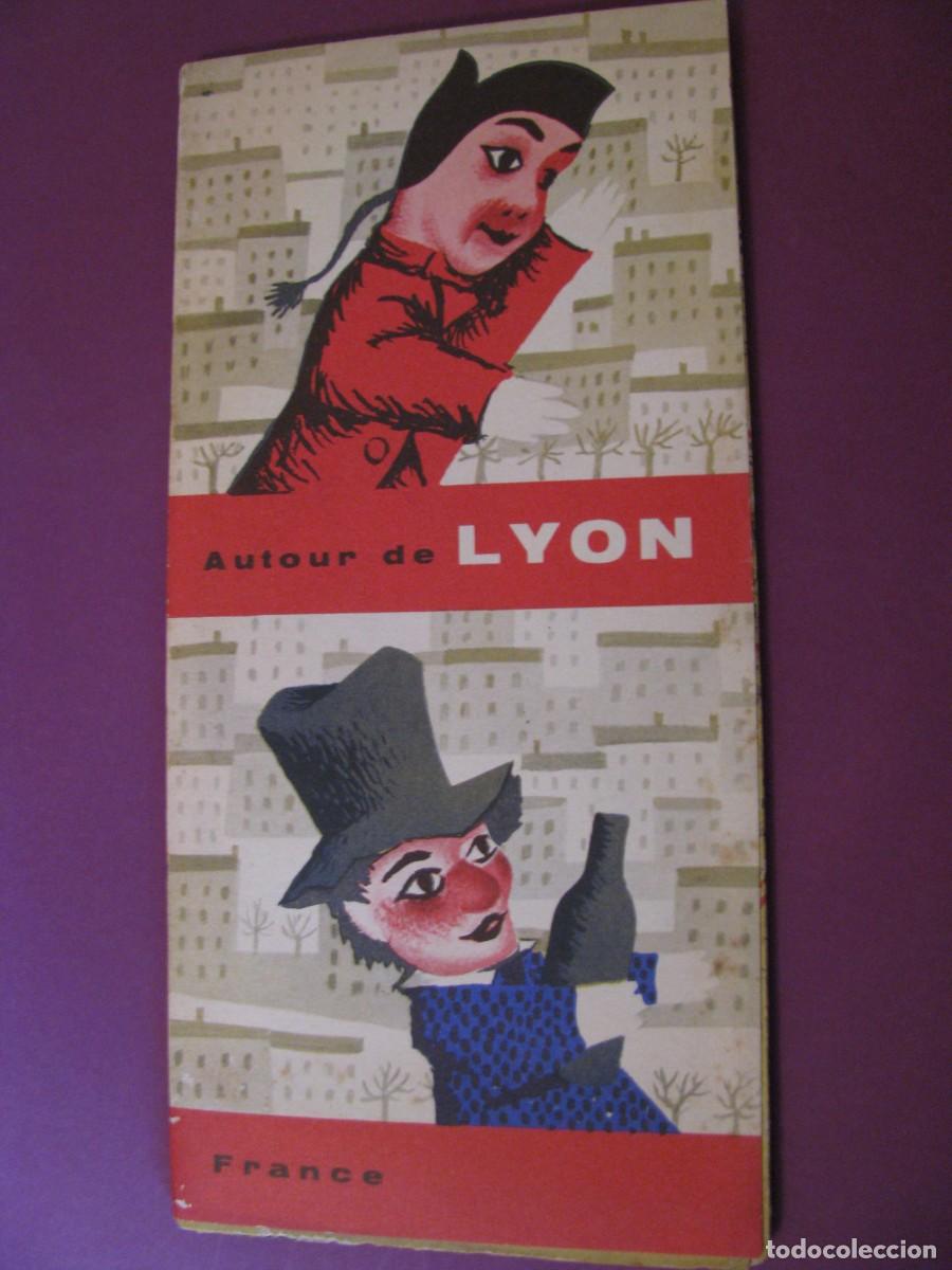 Folletos de turismo: FOLLETO DE TURISMO DE LOS A&Ntilde;OS 50. FRANCIA. LYON.