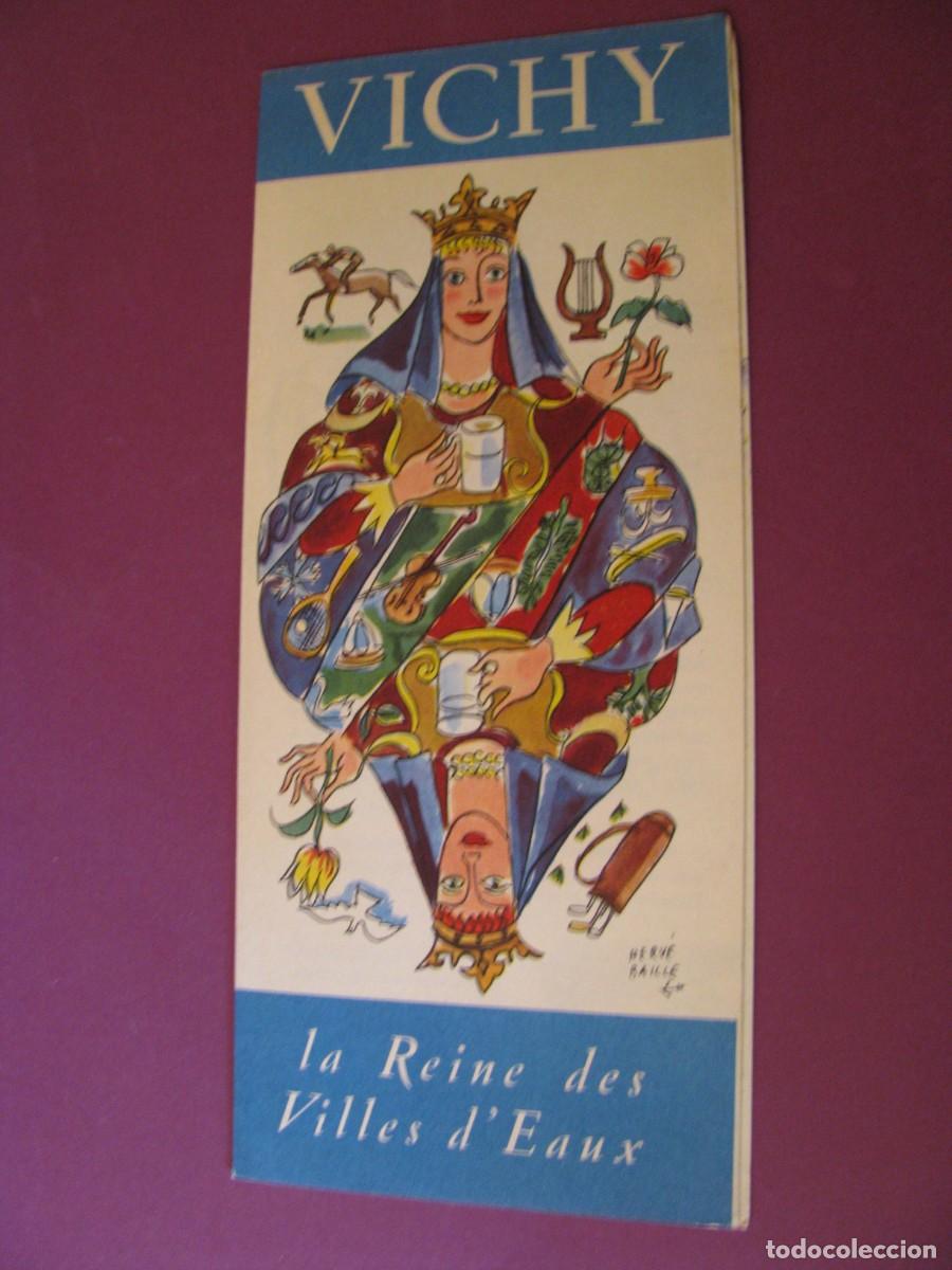 Folletos de turismo: FOLLETO DE TURISMO DE LOS A&Ntilde;OS 50. FRANCIA. VICHY.