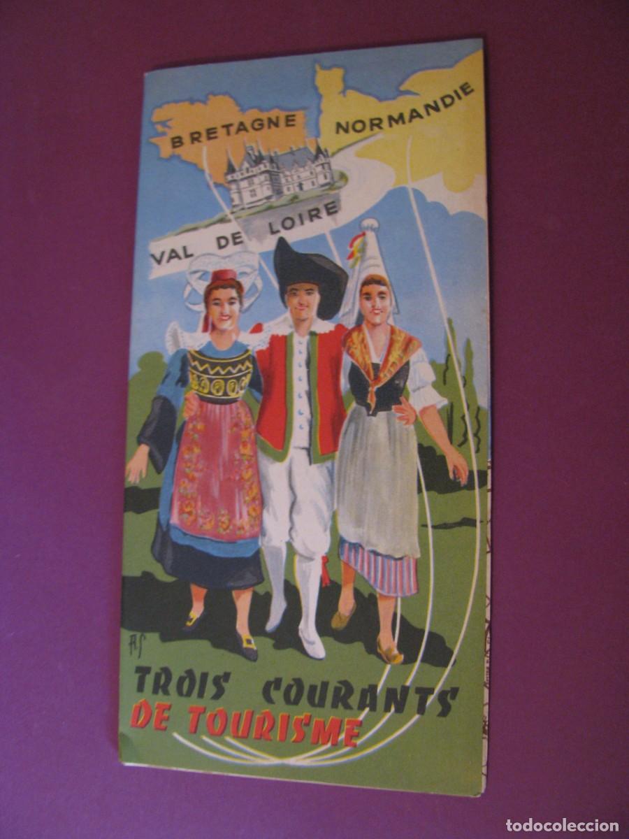 Folletos de turismo: FOLLETO DE TURISMO DE LOS A&Ntilde;OS 50. FRANCIA.