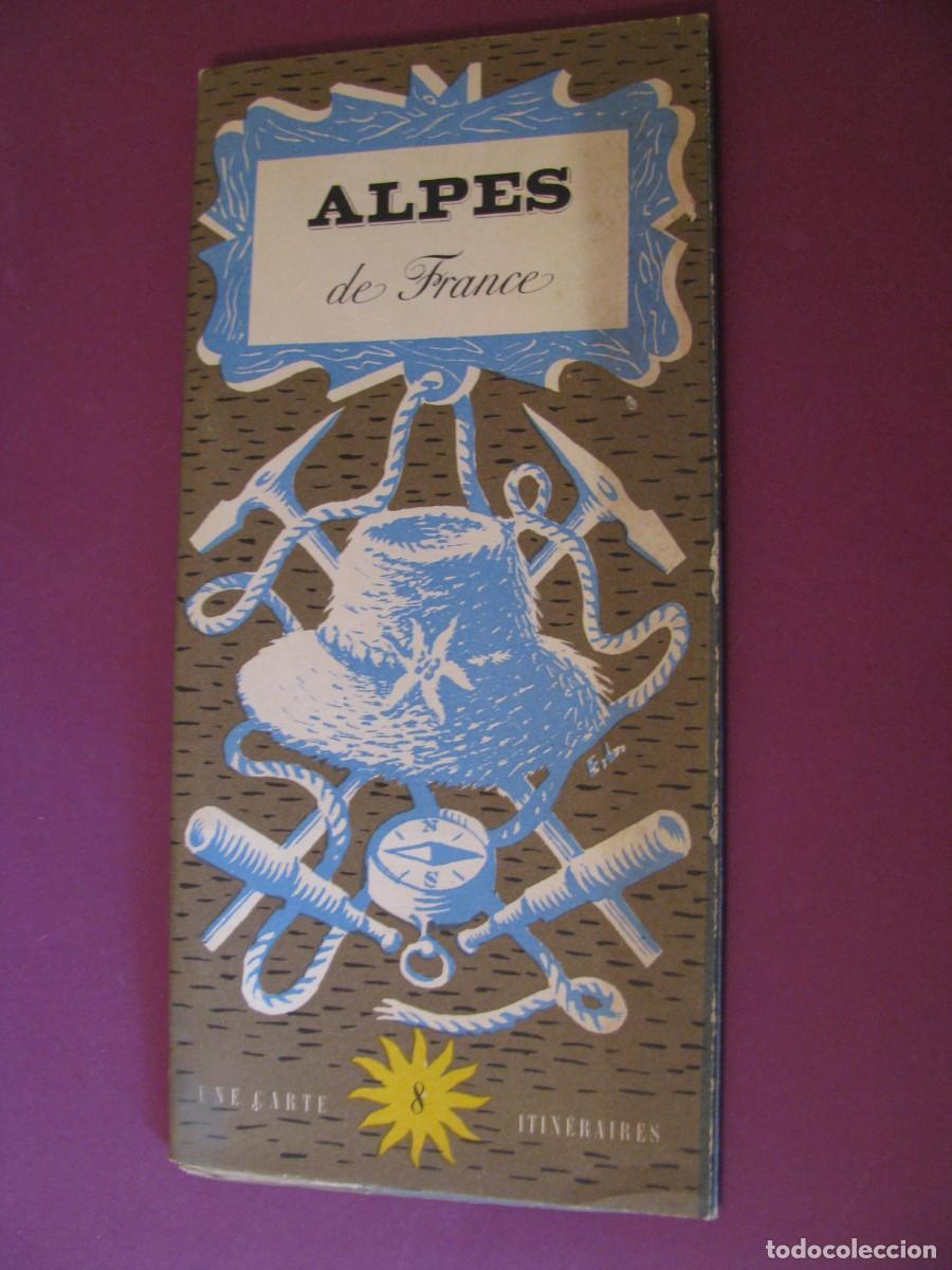 Folletos de turismo: FOLLETO DE TURISMO DE LOS A&Ntilde;OS 50. ALPES DE FRANCE.
