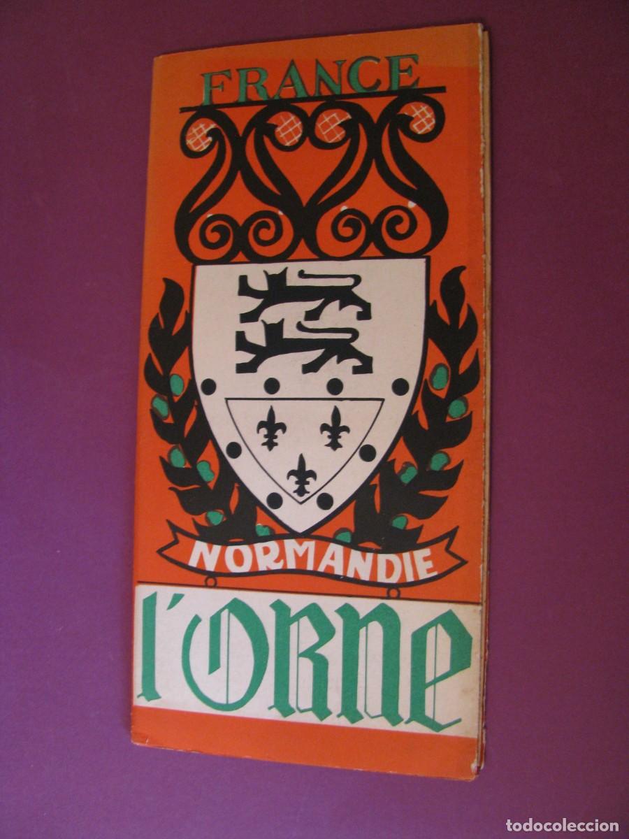Folletos de turismo: FOLLETO DE TURISMO DE LOS A&Ntilde;OS 50. FRANCIA. NORMANDIE ORNE.