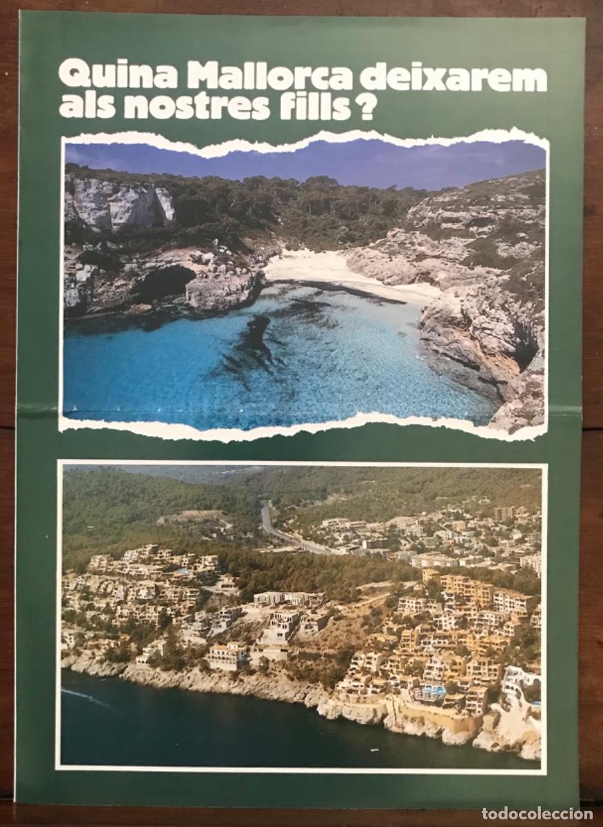 Folletos de turismo: Quina Mallorca deixarem als nostres fills? - 1989 - D&iacute;ptico : MORATORIA URBAN&Iacute;STICA -G.O.B.