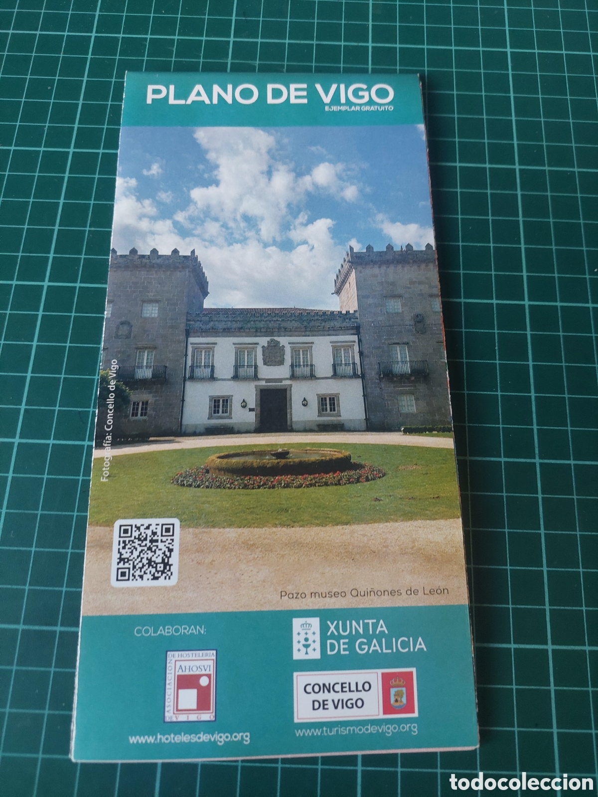 Folletos de turismo: VIGO PONTEVEDRA ESPA&Ntilde;A PLANO GUIA PUBLICIDAD