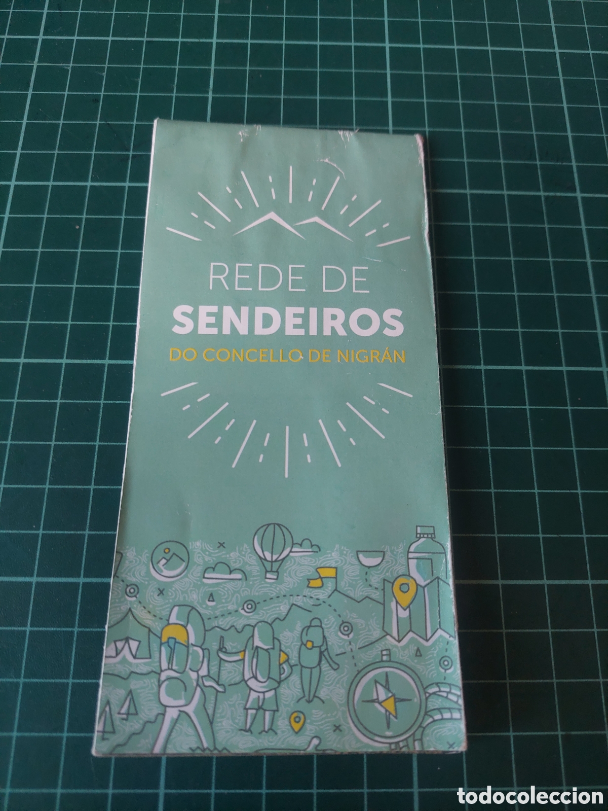 Folletos de turismo: PLANO GUIA REDE DE SENDEIROS NIGRAN PONTEVEDRA GALICIA ESPA&Ntilde;A
