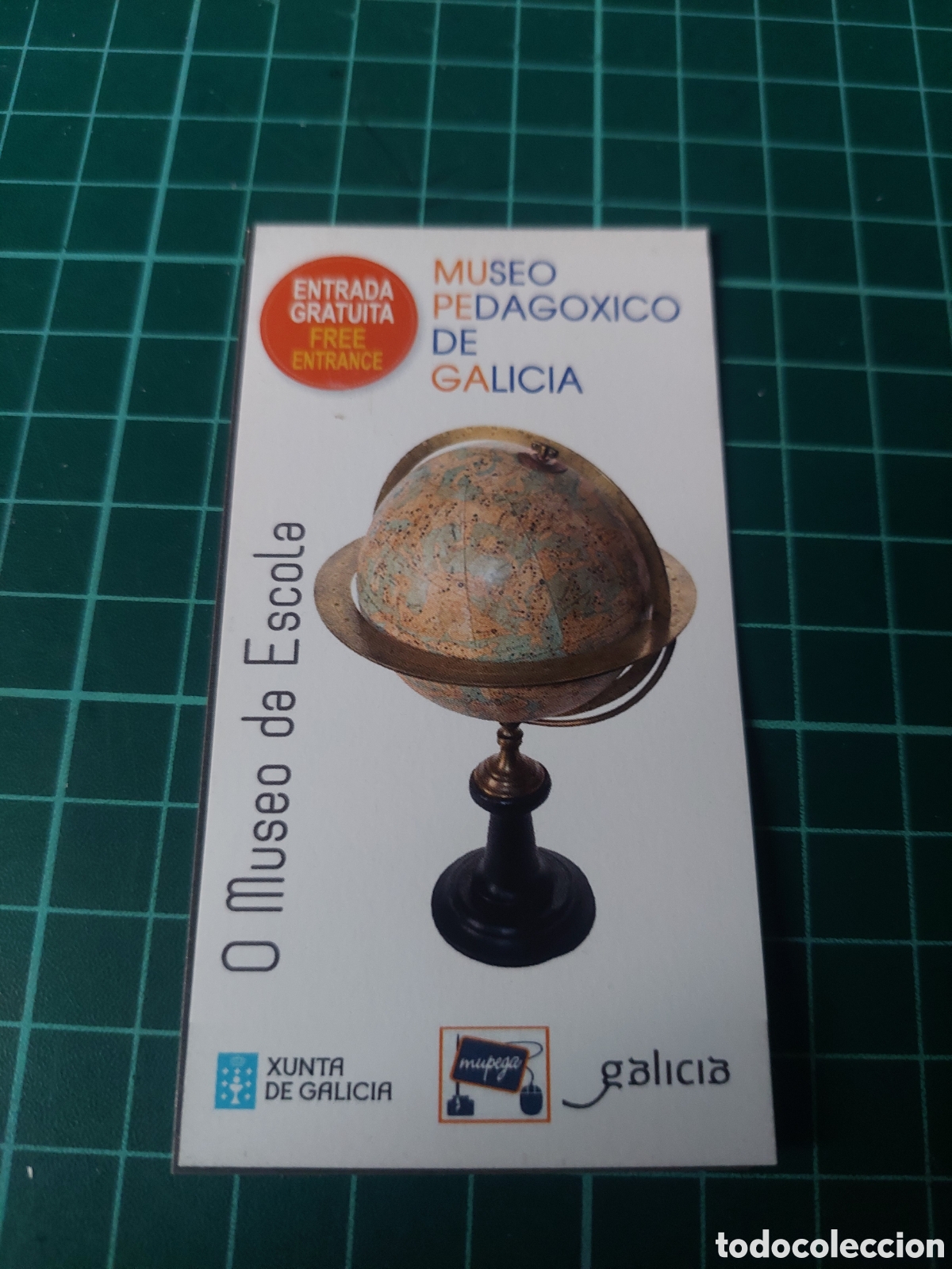 Folletos de turismo: TARJETA MUSRO PEDAGOXICO DE GALICIA MUSEO ESCOLA SANTIAGO DE COMPOSTELA