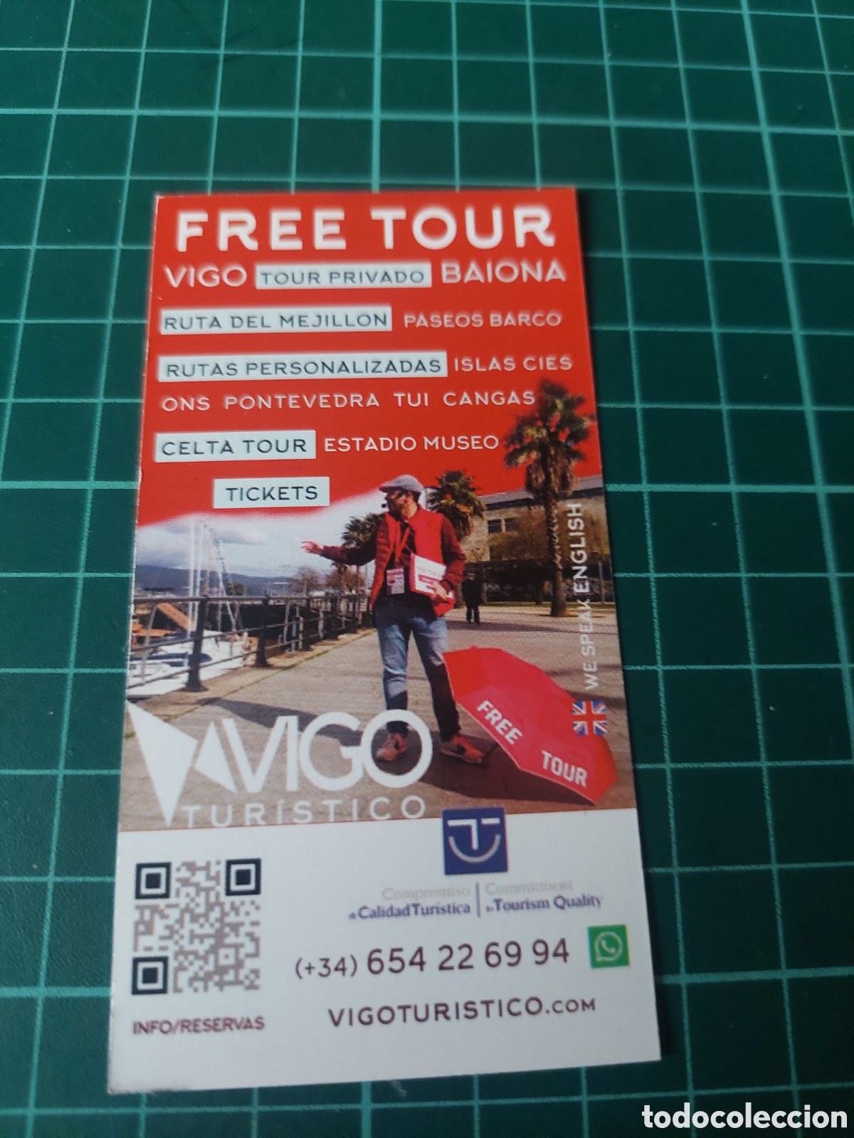Folletos de turismo: VIGOTURISTICO TARJETA FREE TOUR