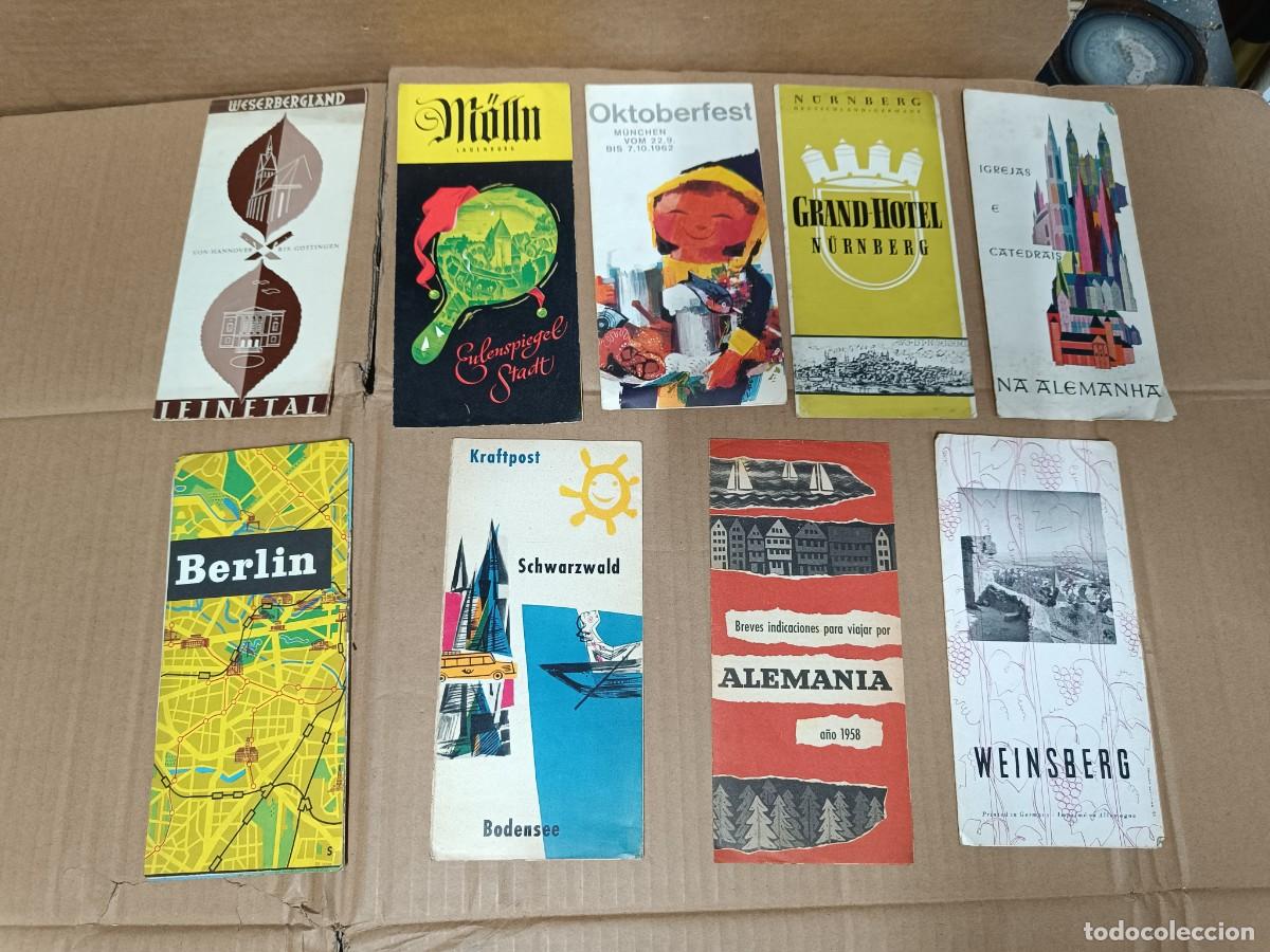 Folletos de turismo: LOTE DE 9 ANTIGUOS FOLLETOS TURISTICOS, ALEMANIA A&Ntilde;OS 50 Y 60, BERLIN MOLLN BAYERN OKTOBERFEST P21