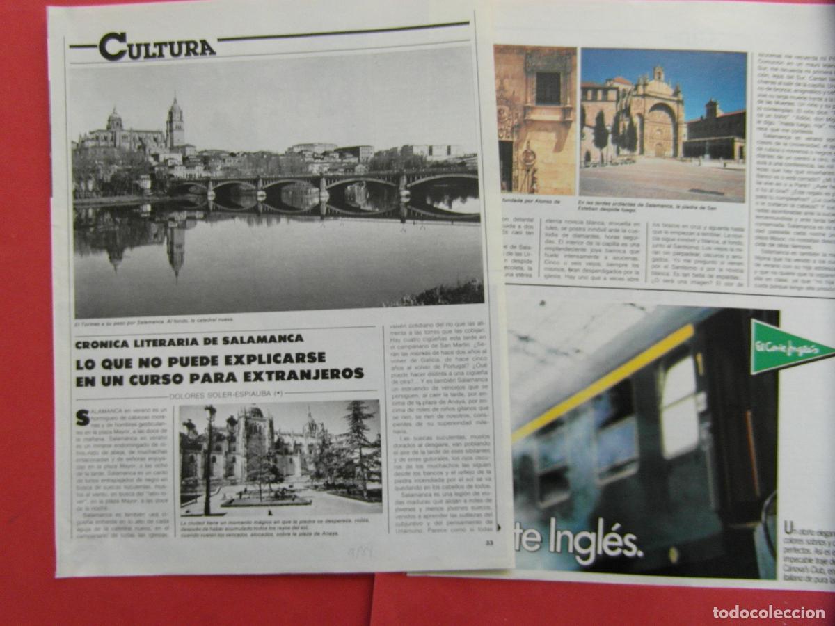 Travel Brochures: ARTICULO 1984 - REF: ARTTREN02 - SALAMANCA - 4 PAGINAS