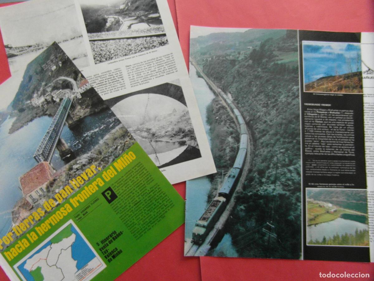 Travel Brochures: ARTICULO 1975 - REF: ARTTREN02 - ITINERARIO VENTA DE BA&Ntilde;OS TUY VALENCIA DO MINHO - 7 PAGINAS