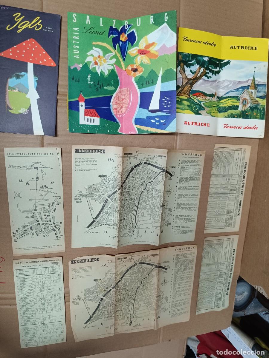 Folletos de turismo: LOTE DE ANTIGUOS FOLLETOS TURISTICOS DE AUSTRIA, 1957, OSTERREICH VIENA SALZBURG INNSBRUCK YGLS P21