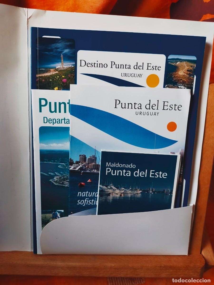 Folletos de turismo: URUGUAY. LOTE PUNTA DEL ESTE. PIRI&Aacute;POLIS. SERRAN&Iacute;AS. ECOTURISMO. MALDONADO. LA BARRA...