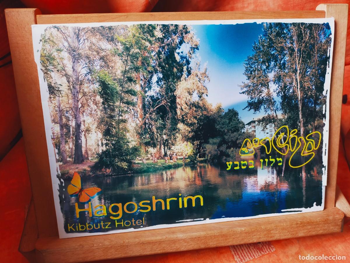 Folletos de turismo: ISRAEL. HAGOSHRIM. KIBBUTZ HOTEL. INCLUYE CARPETA, CUATR&Iacute;PTICO Y TARJETA DE VISITA.