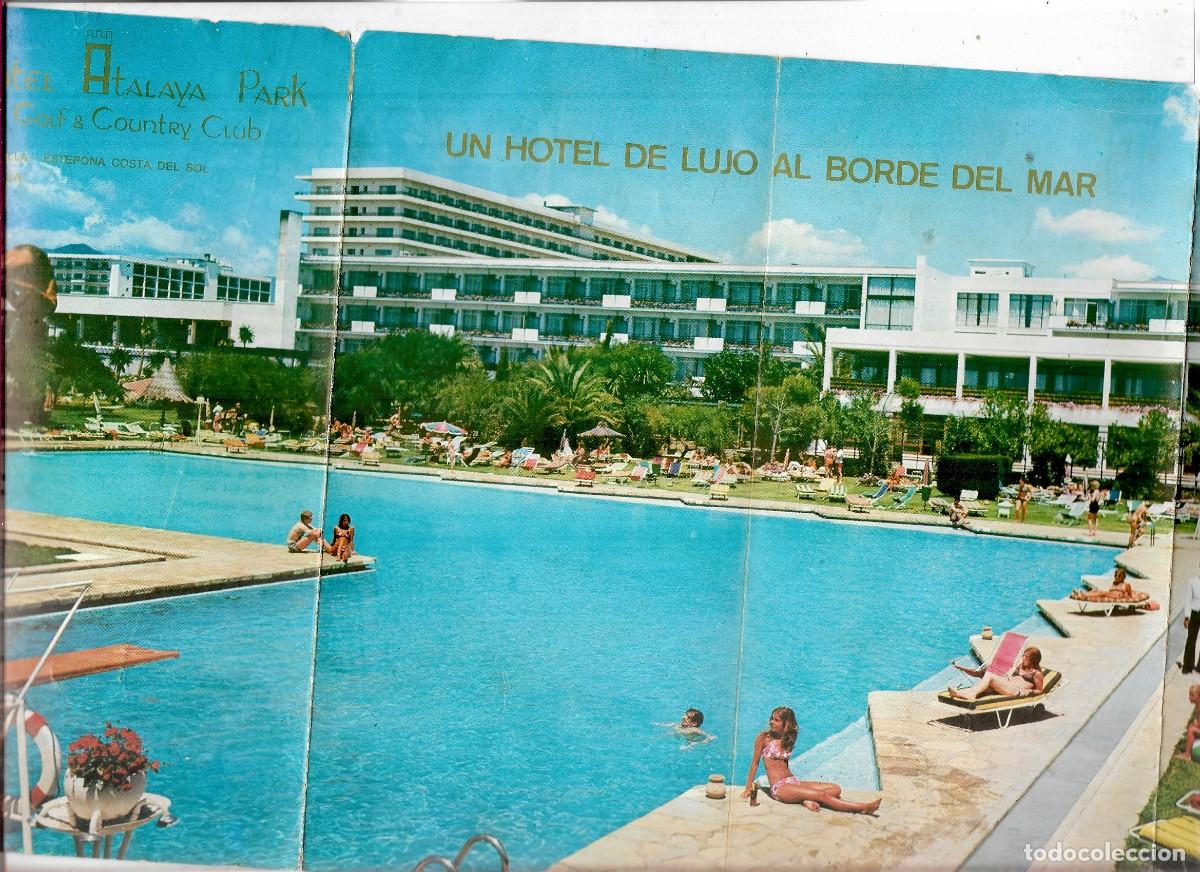 Folletos de turismo: FOLLETO HOTEL ATALAYA PARK ESTEPONA MALAGA