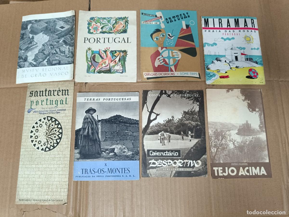 Folletos de turismo: LOTE DE 8 ANTIGUOS FOLLETOS TURISTICOS DE PORTUGAL A&Ntilde;OS 50, VISEU SANTAREM, TEJO, TRAS OS MONTES P21