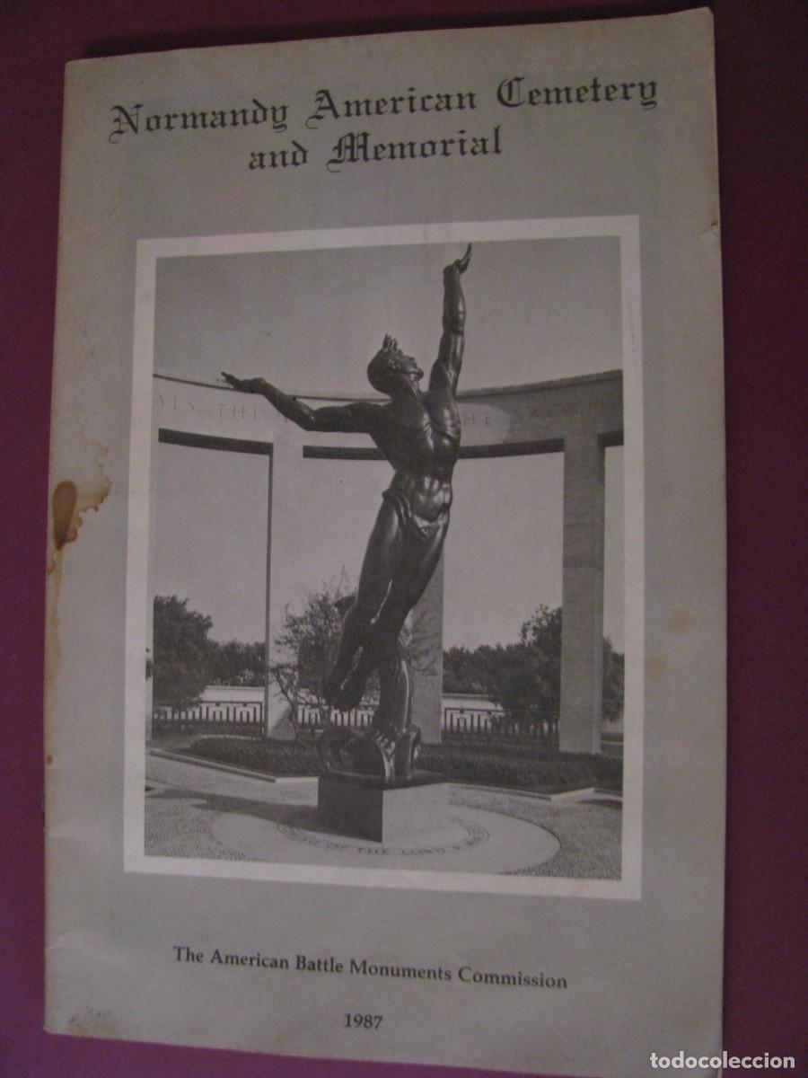 Folletos de turismo: GUIA DE NORMANDY AMERICAN CEMETERY AND MEMORIAL. 1987.