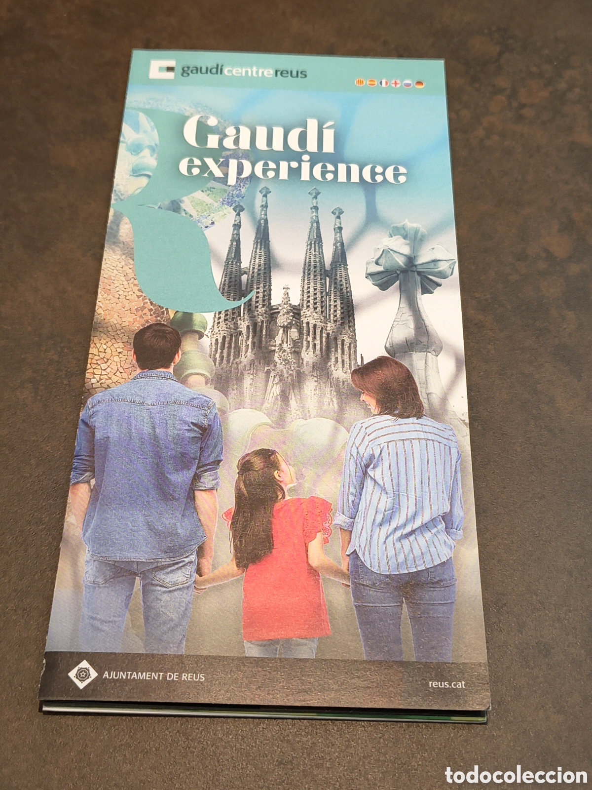 Folletos de turismo: GAUDI EXPERIENCE. REUS. FOLLETO EN CATALAN, ESPA&Ntilde;OL, FRANCES, INGLES, RUSO Y ALEMAN