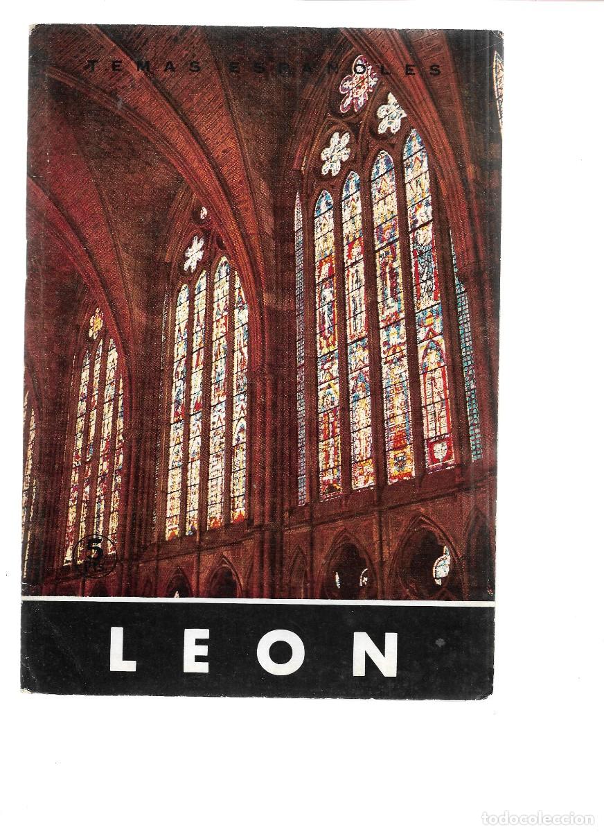 Folletos de turismo: TEMAS ESPA&Ntilde;OLES LEON 1968 N&ordm; 488
