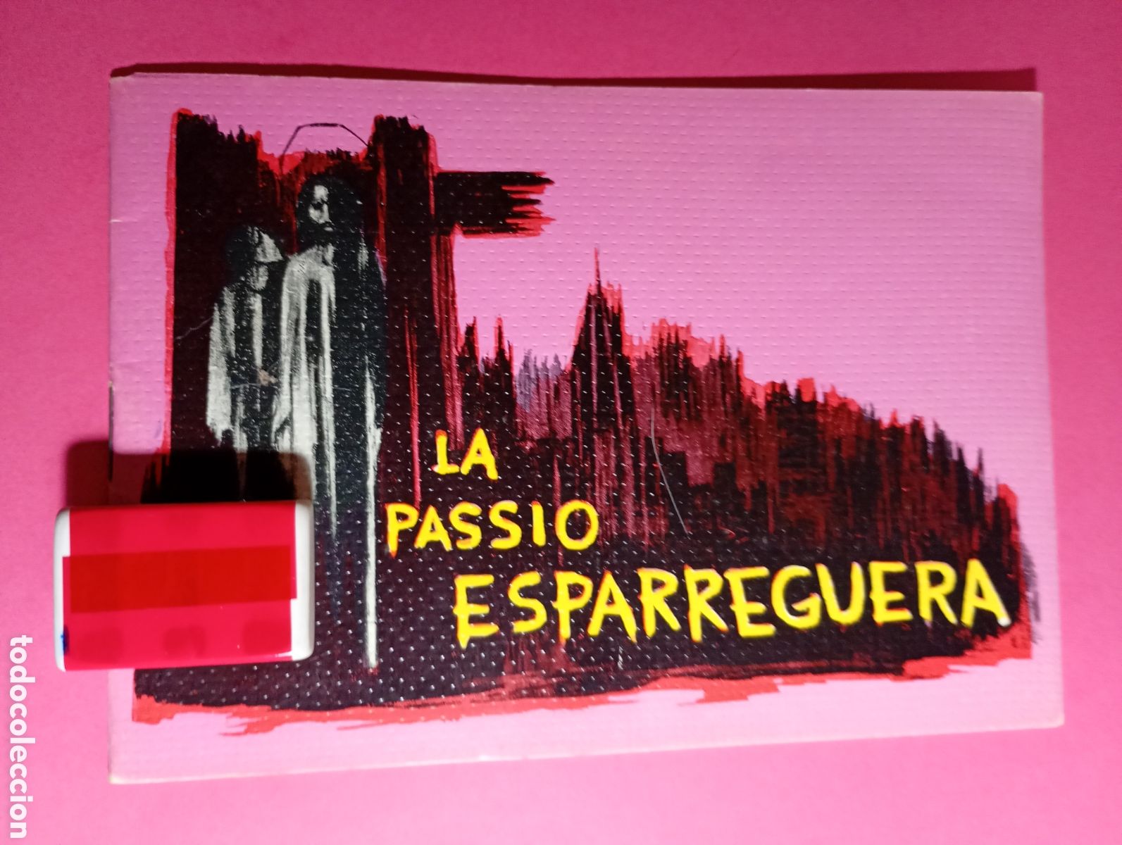 Folletos de turismo: ESPARREGUERA LA PASSIO TEMPORADA 1964 ILUSTRACIONES DE VARIOS CUADROS - PUBLICIDAD &Eacute;POCA