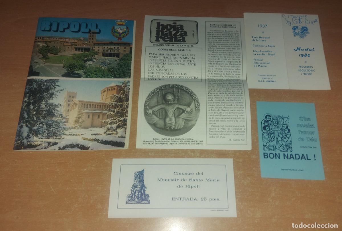 Folletos de turismo: Libreto folleto tur&iacute;stico RIPOLL + COMPLEMENTOS ALCALDE PERE JORDI PIELLA