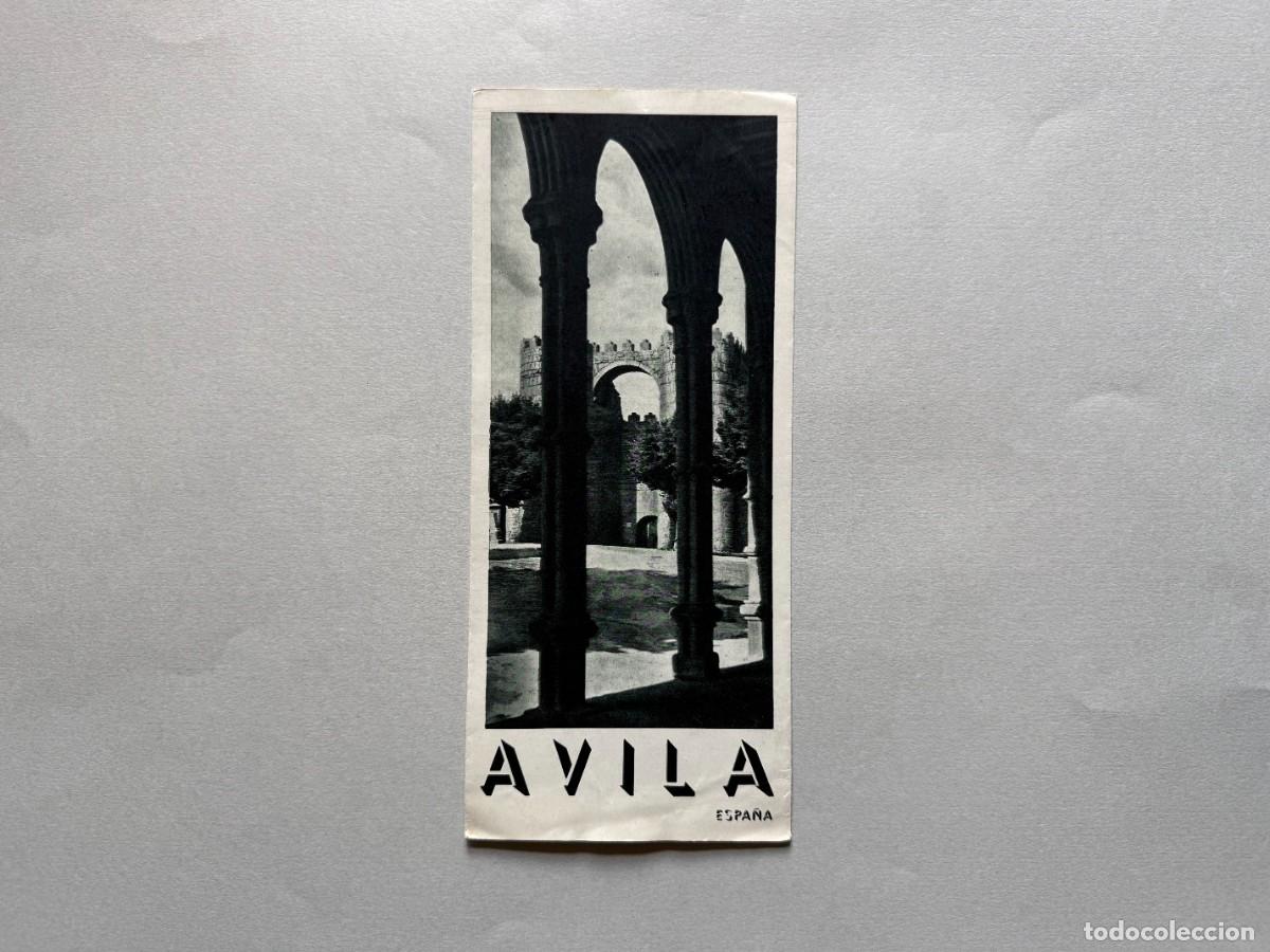 Folletos de turismo: Folleto tr&iacute;ptico de &Aacute;vila