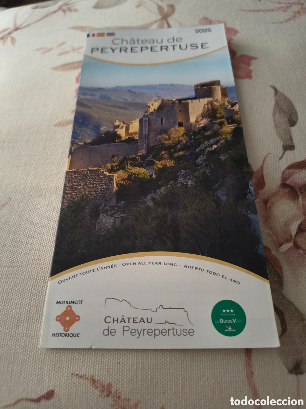 Folletos de turismo: CHATEAU DE PEYREPERTUSE, TRIPTICO