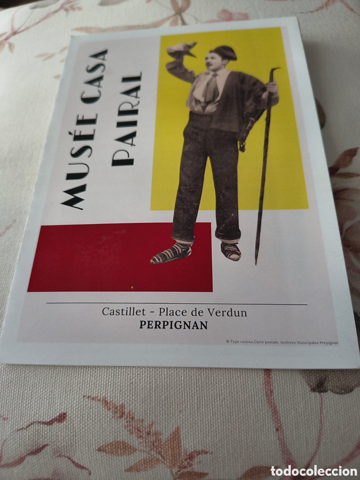 Folletos de turismo: MUSEE CASA PAIRAL. LE CASTILLET. PERPIGNAN.TRIPTICO EN FRANCES