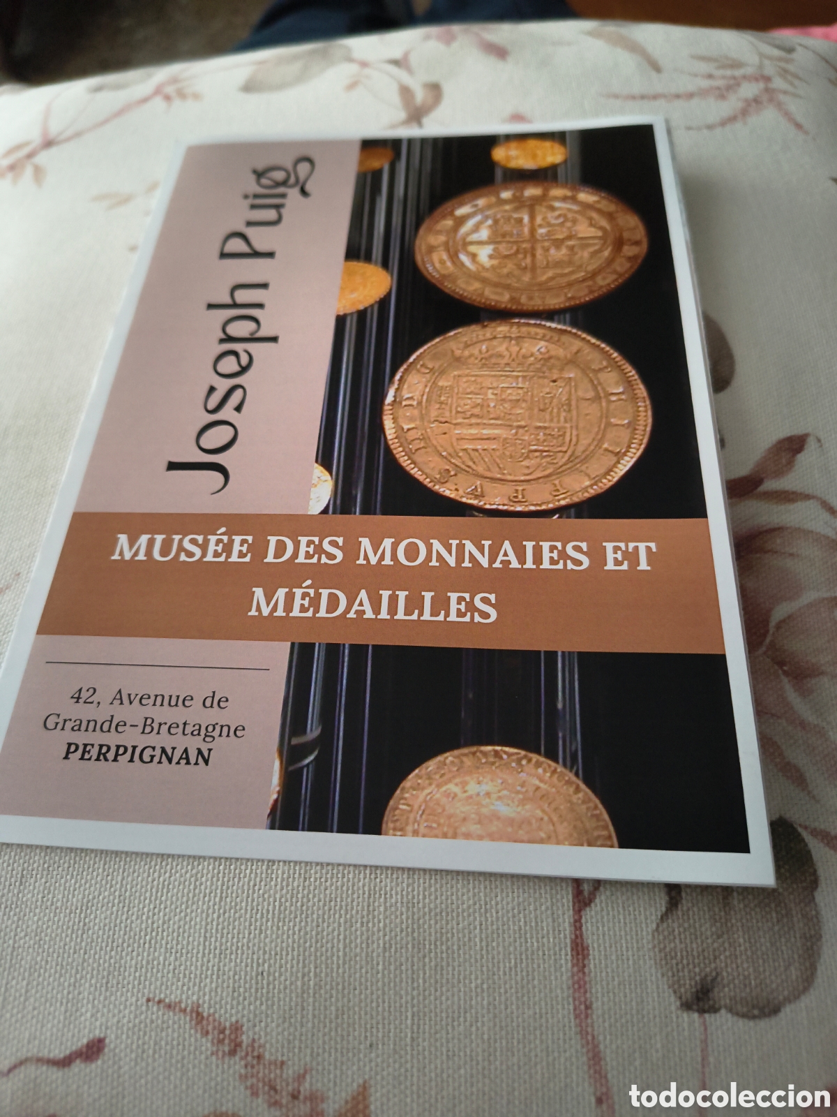 Folletos de turismo: MUSEE DEL MONNAIES ET MADAILLES. PERPIGNAN. TRIPTICO. EN FRANCES