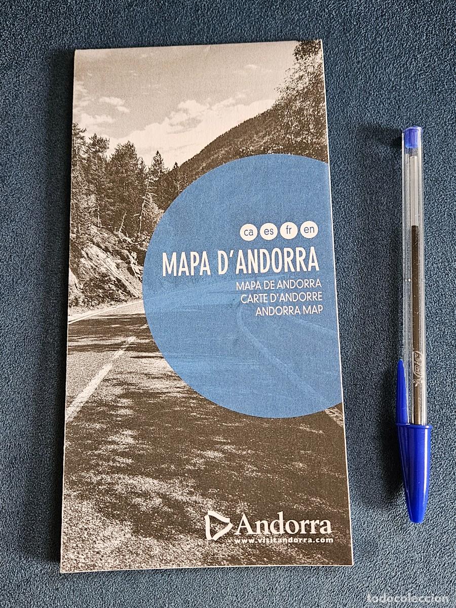 Folletos de turismo: Mapa De Andorra Donde Encontramos Diferentes Comuns (Ayuntamientos) Que Forman El Principado.