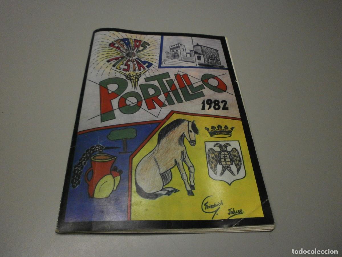 Folletos de turismo: programa de ferias y fiestas de portillo valladolid 1982