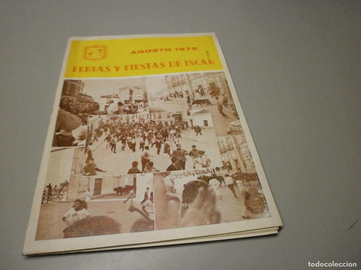 Folletos de turismo: programa de ferias y fiestas de iscar valladolid 1972