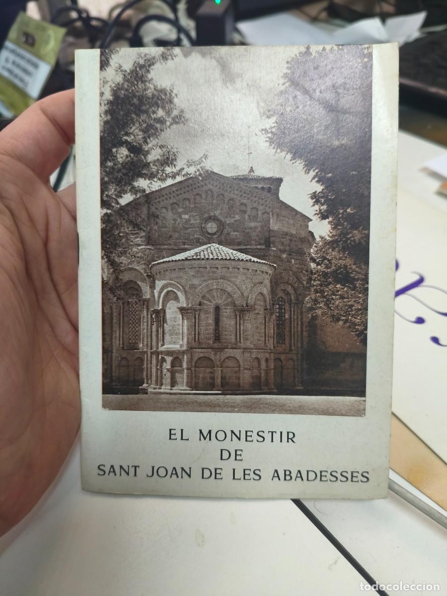 Folletos de turismo: EL MONESTIR DE SANT JOAN DE LES ABADESES IMPREMTA BARONAL