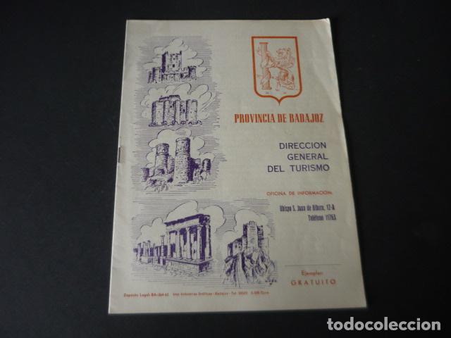 Travel Brochures: PROVINCIA DE BADAJOZ FOLLETO DIRECCION GENERAL DE TURISMO