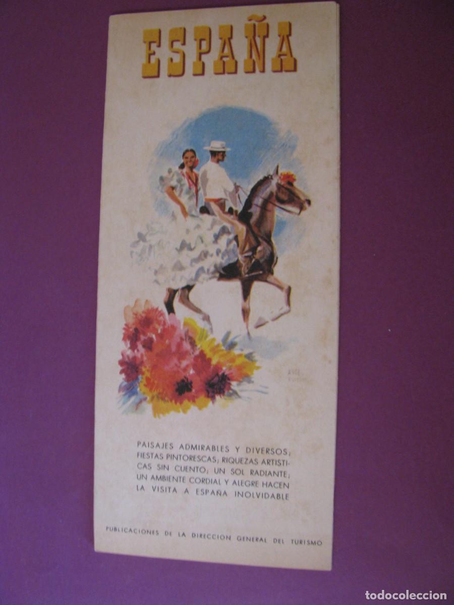 Folletos de turismo: FOLLETO DE TURISMO DE LOS A&Ntilde;OS 50. ESPA&Ntilde;A.