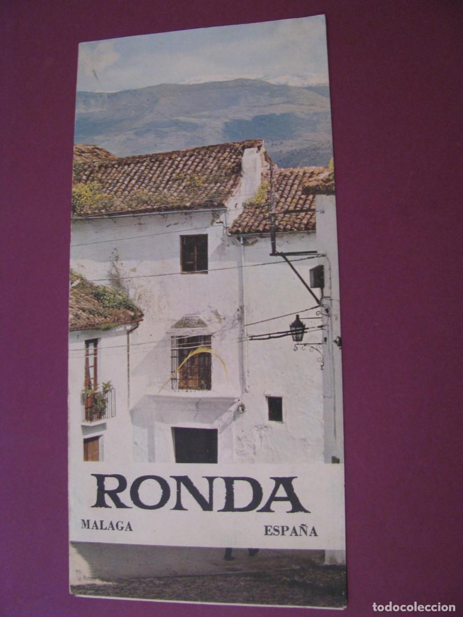 Folletos de turismo: FOLLETO DE TURISMO DE LOS A&Ntilde;OS 60. RONDA.