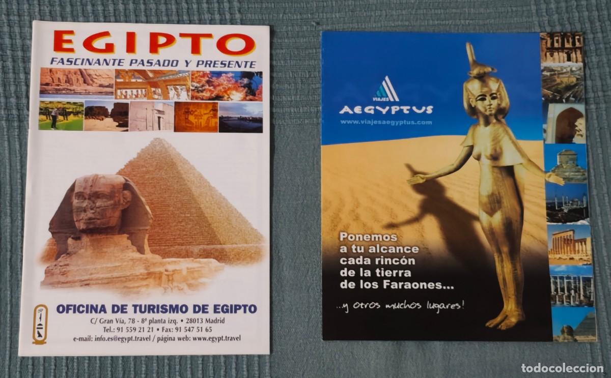 Folletos de turismo: LOTE DE 2 FOLLETOS TUR&Iacute;STICOS DE EGIPTO