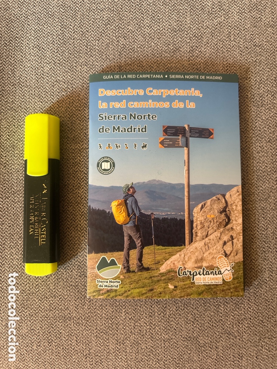Folletos de turismo: Descubre Carpetania. La red de caminos de la Sierra Norte de Madrid. ASM