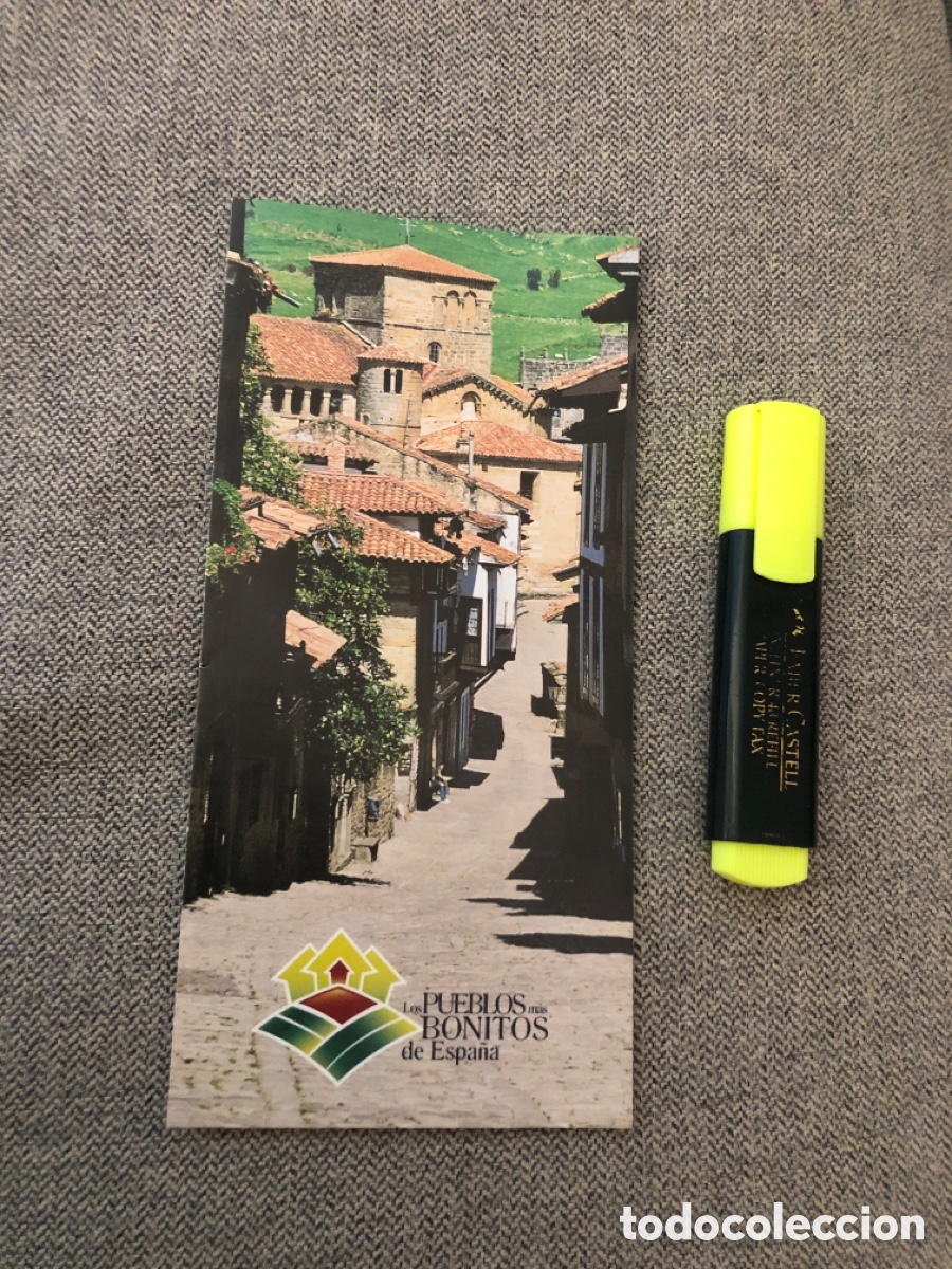 Folletos de turismo: Tr&iacute;ptico Los pueblos m&aacute;s bonitos de Espa&ntilde;a. ASM