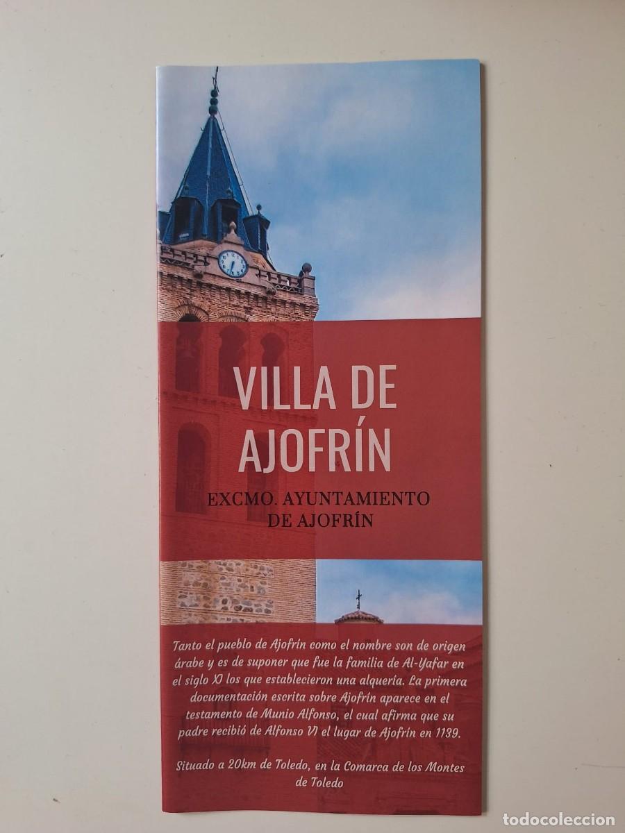 Folletos de turismo: Folleto tur&iacute;stico Villa de Ajofr&iacute;n Toledo Montes de Toledo Castilla-La Mancha Turismo