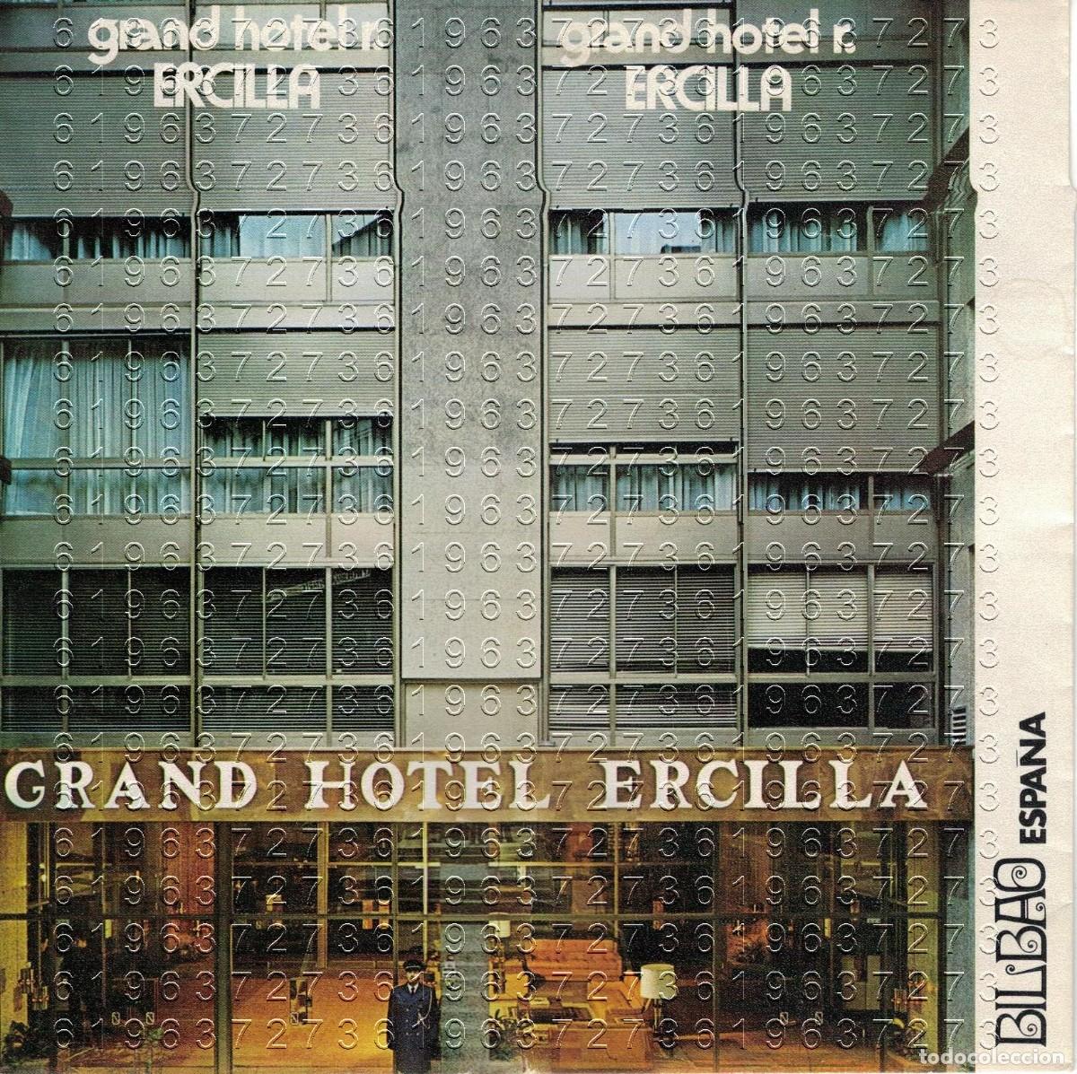 Folletos de turismo: BILBAO GRAND HOTEL ERCILLA FOLLETO TURISMO M22