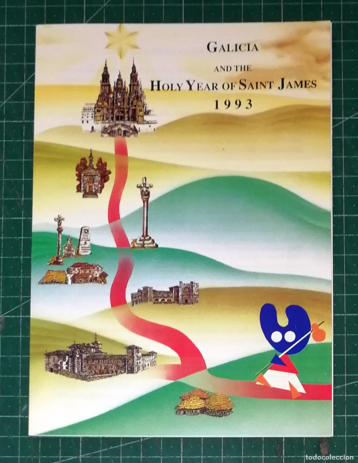 Folletos de turismo: GALICIA AND THE HOLLY YEAR OF SAINT JAMES 1993 (XACOBEO 93). - Xunta de Galicia, 1991