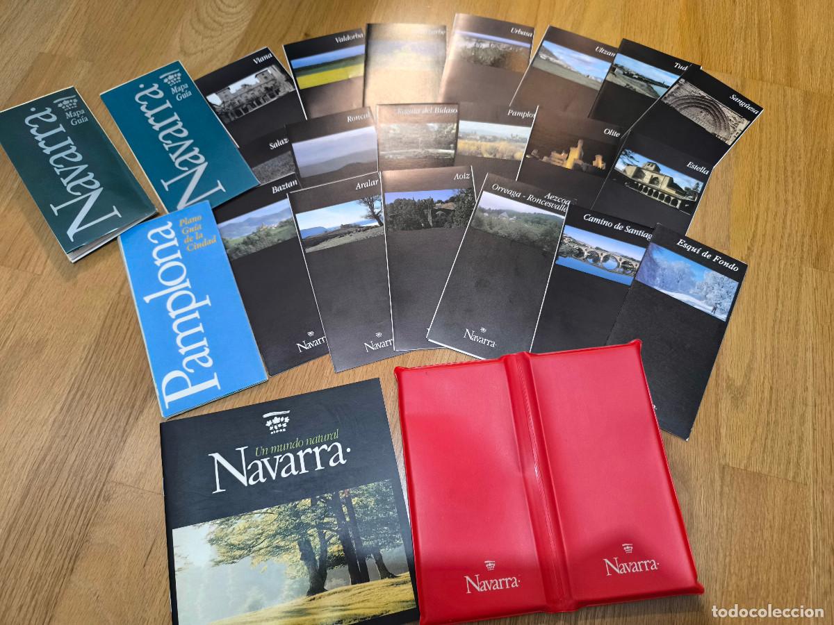 Folletos de turismo: ESTUCHE CON FOLLETOS TURISTICOS NAVARRA