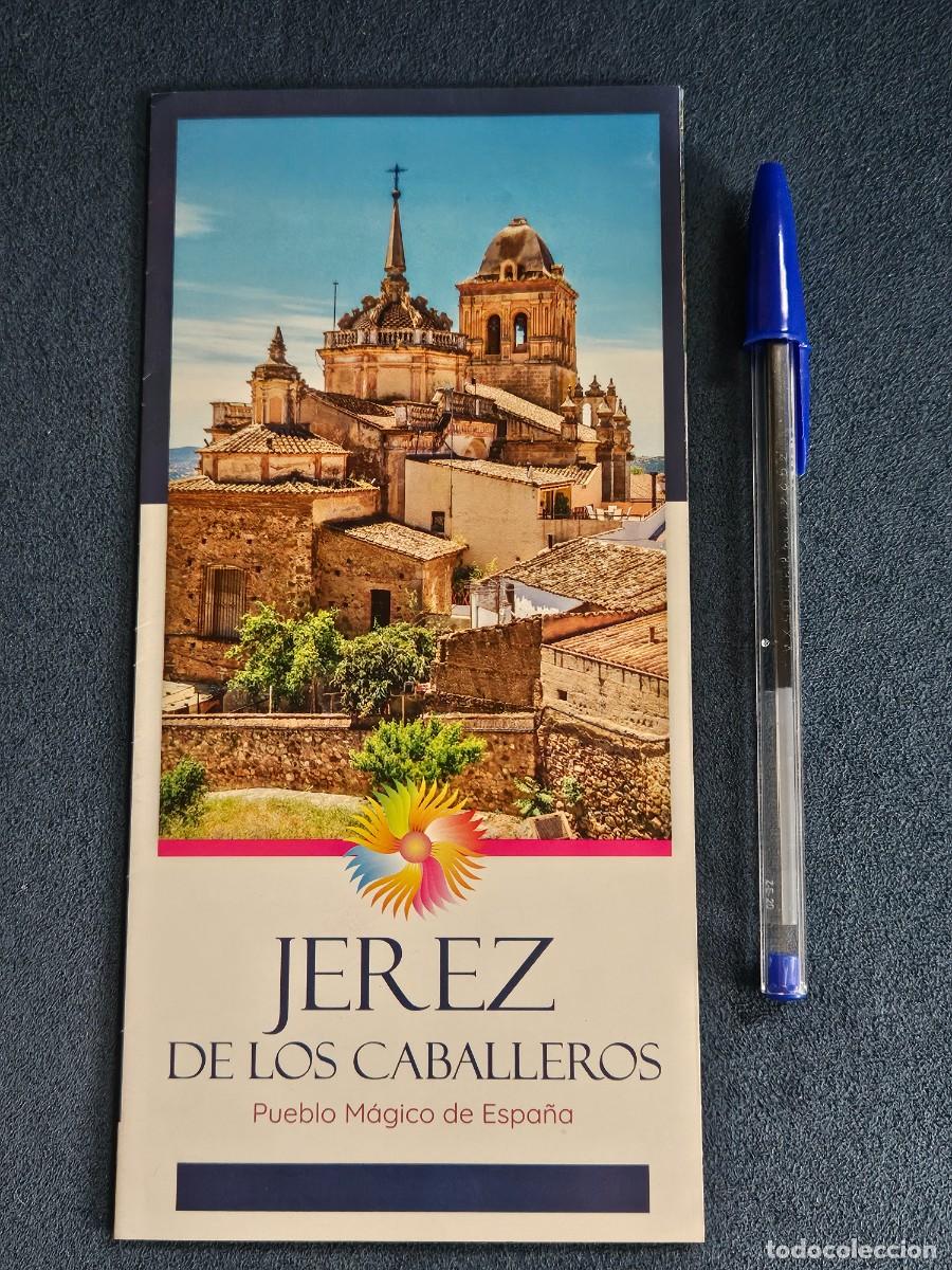 Folletos de turismo: Folleto Tur&iacute;stico Desplegable De Jerez De Los Caballeros, Pueblo M&aacute;gico De Espa&ntilde;a.