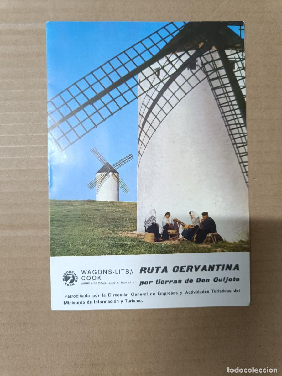 Folletos de turismo: ANTIGUO LIBRITO FOLLETO TURISTICO DE 1969, RUTA CERVANTINA DON QUIJOTE DE LA MANCHA, CASTILLA -P25