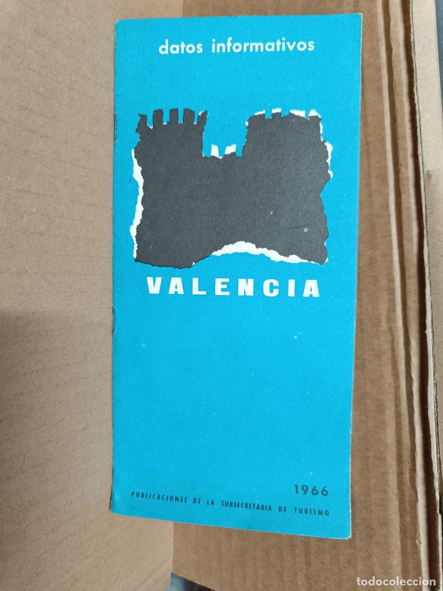 Folletos de turismo: ANTIGUO FOLLETO TURISTICO DE VALENCIA, 1966 -P25
