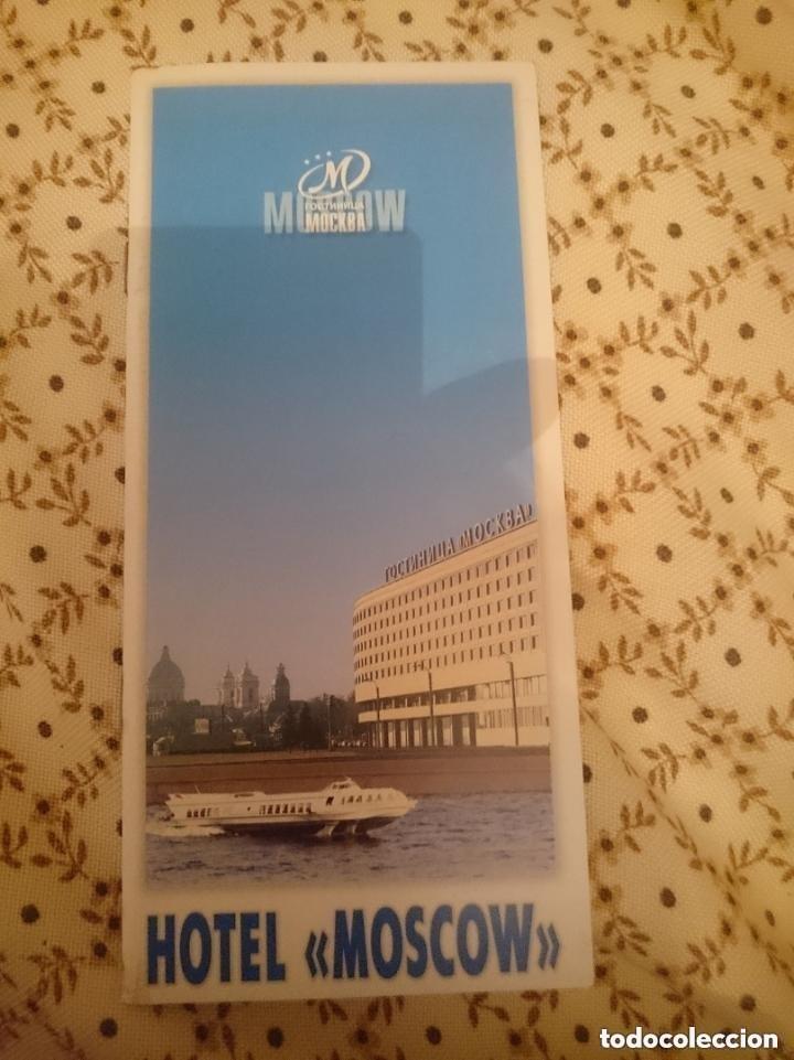 Folletos de turismo: CATALOGO - HOTEL MOSCOW - MOCKBA -- DE SAN PETERSBURGO- RUSIA - A&Ntilde;O 2000